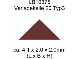 Holzverladekeile 50 Stück - Typ5 - 4,1mm symetrisch